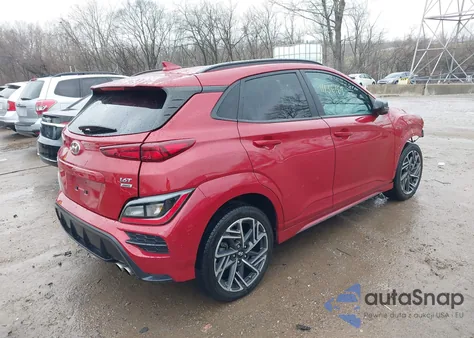 2022 Hyundai Kona N Line from USA, damaged, VIN KM8K3CA39NU799962
